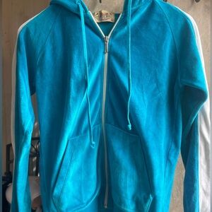 Juicy Couture Teal Zip-Up Hoodie
